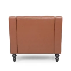 Furman Contemporary Tufted Club Chair Cognac - Christopher Knight Home -Lush Living Store GUEST 8a04ae50 5910 4627 8f6d 01dcb6add320