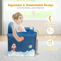 Costway Kids Cat/Astronaut/Lion/Synthetic Fake Animal/Elephant Sofa Children Armrest Couch Toddler Furniture Gift -Lush Living Store GUEST 8a261694 4890 4f61 910f 9d1403a98e25