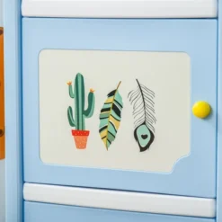 Qaba Kids Toy Storage Organizer With 2 Bins, Coat Hanger, Bookshelf And Toy Collection Shelves -Lush Living Store GUEST 8a5edf1c 41b0 4320 b33b e4fcbeefbf3d