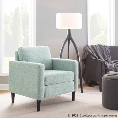 Wendy Arm Chair Polyester/Wood - LumiSource 17 Wendy Arm Chair Polyester/Wood - LumiSource - Image 15