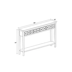Calinda Long Console Table - Powell Company -Lush Living Store GUEST 8ae6fe25 65cc 4e97 9335 23922d995d56
