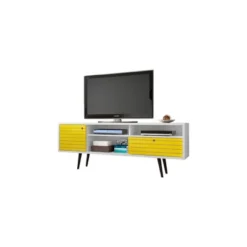 Liberty 3 Shelf And 1 Drawer TV Stand For TVs Up To 65" - Manhattan Comfort -Lush Living Store GUEST 8afbdbb7 949e 4b53 96d4 c6efbb2ab2d9