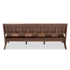 Rovelyn Faux Leather Finished Wood Sofa Brown - Baxton Studio -Lush Living Store GUEST 8b140958 1fa4 4f8e 8229 9b98b96a9b9d