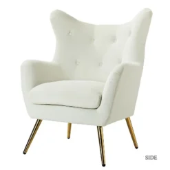Godefroy Upholstery Accent Chair Velvet With Wingback | Karat Home -Lush Living Store GUEST 8b2d8fac 1302 4864 abad 27411e68cac6