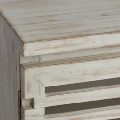 Elm Lane Hudson 26" Wide Slat Door Accent Cabinet -Lush Living Store GUEST 8c558c05 aa68 4816 bd27 b5aea152eb29