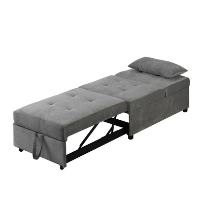 Pull Out Sleeper Sofa With Pillow - ModernLuxe 3 Pull Out Sleeper Sofa With Pillow - ModernLuxe