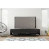 Stereo TV Stand For TVs Up To 80" Black - Nexera