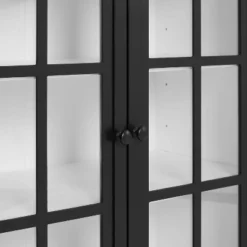 Cecily Stackable Storage Pantry White/Matte Black - Crosley -Lush Living Store GUEST 8e5d9432 e5f4 4a25 b7ae edcc68962289