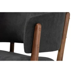 2pc Baron Fabric Upholstered And Wood Living Room Accent Chair Set - Baxton Studio -Lush Living Store GUEST 8e8b3840 afb8 4e32 9636 37ddae88e7e8