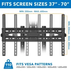 Mount-It! Height Adjustable Mobile TV Stand, Cart & Shelf, Wheeled Flat Screen With Rolling Casters & Five Media Component Shelves Fits 37 - 70 Inch 13 Mount-It! Height Adjustable Mobile TV Stand, Cart & Shelf, Wheeled Flat Screen With Rolling Casters & Five Media Component Shelves Fits 37 - 70 Inch -Lush Living Store GUEST 8eab5752 aa77 4b72 a379 52589f60155f