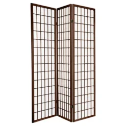 6 Ft. Tall Window Pane Shoji Screen 3 Panels - Oriental Furniture -Lush Living Store GUEST 8f09d7c6 5777 49ab 922b ff4147038ae3