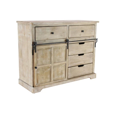 Farmhouse 5 Drawer Cabinet Brown - Olivia & May 3 Farmhouse 5 Drawer Cabinet Brown - Olivia & May