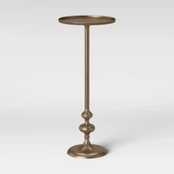 Londonberry Turned Accent Table Brass - Threshold -Lush Living Store GUEST 9015dc52 48a8 4cd2 9191 c3c1cce8e7c2