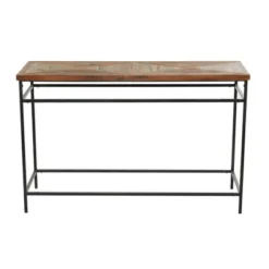 Rustic Metal Console Table Brown - Olivia & May -Lush Living Store GUEST 9016d047 b609 457c 8a68 183118adb0eb