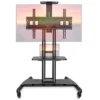 Mount Factory Rolling TV Cart Mobile TV Stand For 40-65 Inch Flat Screen, LED, LCD, OLED, Plasma, Curved TV's - Universal Mount With Wheels 2 Mount Factory Rolling TV Cart Mobile TV Stand For 40-65 Inch Flat Screen, LED, LCD, OLED, Plasma, Curved TV's - Universal Mount With Wheels -Lush Living Store GUEST 90538002 0b3f 4e8a b3e5 5778921da654