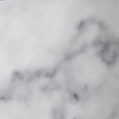 Dridun Faux Marble Fireplace White/Gray - Aiden Lane 9 Dridun Faux Marble Fireplace White/Gray - Aiden Lane - Image 7