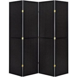 Legacy Decor 4 Panels Room Divider Folding Screen Pegboard Insert -Lush Living Store GUEST 90a3c4e3 eafc 4a11 a138 10f47431289d