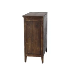 Farmhouse Wood And Enamel Cabinet With Drawers Brown - Olivia & May -Lush Living Store GUEST 90f1f0c1 d0d0 4aae 9fe0 5b477f2f4772
