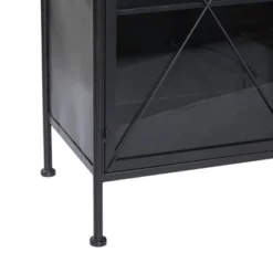 Industrial Metal Cabinet Black - Olivia & May -Lush Living Store GUEST 91d24b2e 4cdf 4817 ae69 7f06c4cd731b