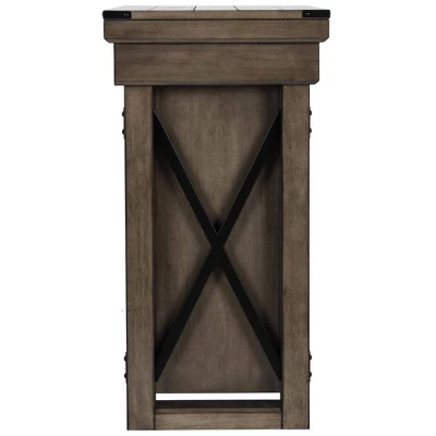 Wildwood 20 Gallon Aquarium Or Terrarium Tank Stand, Rustic Gray - Ollie & Hutch 11 Wildwood 20 Gallon Aquarium Or Terrarium Tank Stand, Rustic Gray - Ollie & Hutch - Image 9