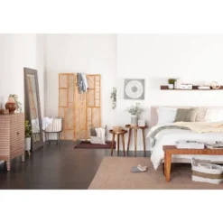Contemporary Wood Room Divider Screen Brown - Olivia & May -Lush Living Store GUEST 9232593d ca46 4095 9d84 a7dd5ad0c304