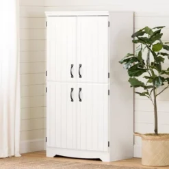 Farnel 4 Door Storage Cabinet Pure White - South Shore 16 Farnel 4 Door Storage Cabinet Pure White - South Shore -Lush Living Store GUEST 924ec7fb 2a72 48b2 9da5 e16cb5d54d24