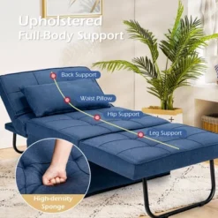 Costway 4 In 1 Multi-Function Sofa Bed Convertible Sleeper Folding Ottoman -Lush Living Store GUEST 927cc20c 1ba5 4c55 a56e 0ef0a2866e1f