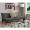 Delia Convertible Futon Sofa Microfiber - Room & Joy -Lush Living Store GUEST 92987ac1 caca 41a0 9974 4e647365979c