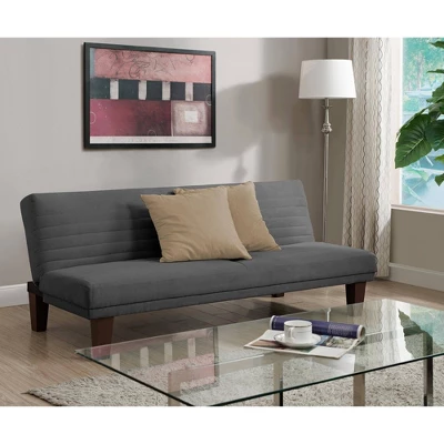 Delia Convertible Futon Sofa Microfiber - Room & Joy 3 Delia Convertible Futon Sofa Microfiber - Room & Joy