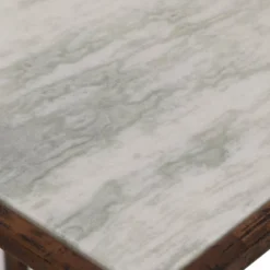 Zeyer Boho Glam Handcrafted Marble Top C-Shaped Side Table With Magazine Rack Natural White/Antique Brass - Christopher Knight Home -Lush Living Store GUEST 92ace5ba b7ca 4eea 8374 52694721435b