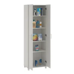 24" Welby Utility Storage Cabinet White - Room & Joy -Lush Living Store GUEST 92b25c6a a7c2 411c 879a d8e4cde3eb25