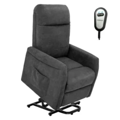 Costway Power Lift Recliner Chair For Elderly Living Room Chair W/ Remote Control GreyBrown -Lush Living Store GUEST 92cae71c 0a14 491f 8a31 4193b9ce6a7f