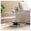 Benton Glam Mirrored End Table - Chrome - Aiden Lane -Lush Living Store GUEST 92f2bf12 80b9 428a a24d 4ef9f269afe2