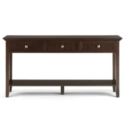 60" Portland End Table Brunette Brown - WyndenHall -Lush Living Store GUEST 9304b692 54c7 47a9 9d90 a3a9da58895a