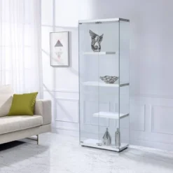 Maxwell Glass Display Cabinet Clear - Picket House Furnishings -Lush Living Store GUEST 932774ed 60db 41d2 8908 bfae10ab3596
