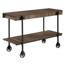 Huntingdale Industrial 1 Shelf Sofa Table - MiBasics -Lush Living Store GUEST 932948ab 9978 4909 b3d3 9fc9b4e1208a