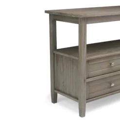 48" Norfolk Solid Wood Console Sofa Table - Wyndenhall -Lush Living Store GUEST 942706c8 1c6b 404b b9cb 475fe33222f0