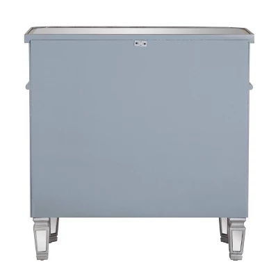 Sasha Mirrored 1Drawer 2Door Console - Powell Company 9 Sasha Mirrored 1Drawer 2Door Console - Powell Company - Image 7