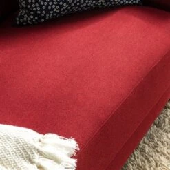 76" Mikhail Sofa Ruby Red - Zinus -Lush Living Store GUEST 944c854b cf06 4595 9426 e1071248267a
