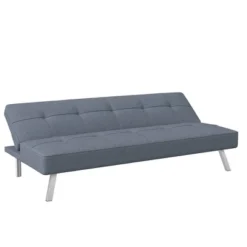 Colette Convertible Futon Sofa Bed Light Gray - Serta -Lush Living Store GUEST 9467fdd2 3734 4459 bc14 2ead2419ecc8