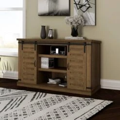 Brighton Console TV Stand For TVs Up To 56" Brown - RST Brands