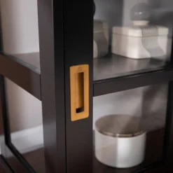 Santales Curio Cabinet Black/White - Aiden Lane 13 Santales Curio Cabinet Black/White - Aiden Lane -Lush Living Store GUEST 94e29989 732f 470e 8b62 74d001280a59