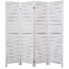Legacy Decor Room Divider Full Length Wood Shutters Louver