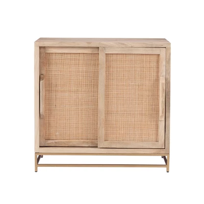 Gordon Sliding Door Cabinet Natural - Powell Company 5 Gordon Sliding Door Cabinet Natural - Powell Company - Image 3