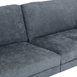 Malverne Contemporary 3 Seater Fabric Sofa With Accent Pillows Charcoal/Dark Brown - Christopher Knight Home -Lush Living Store GUEST 95b90bbb 3fca 4121 bd3d 3e56bb5ad92e