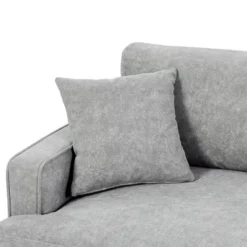 80.7" Modern Upholstered Loveseat Sofa With Metal Legs And 2 Pillows-ModernLuxe -Lush Living Store GUEST 9618f10b 3e7d 40cc 9fe3 4c50e06b0132