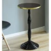 Fabulaxe Round Wooden Side Table, Living Room Accent Pedestal End Table -Lush Living Store GUEST 9628d2cf 3c06 4b2a 85eb f11a5629dcc2