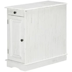 HOMCOM Side Table With Flip Top, Slim End Table With Storage Drawer And Cabinet For Living Room -Lush Living Store GUEST 964737d2 5e88 4a83 bef8 01bc48a3e687