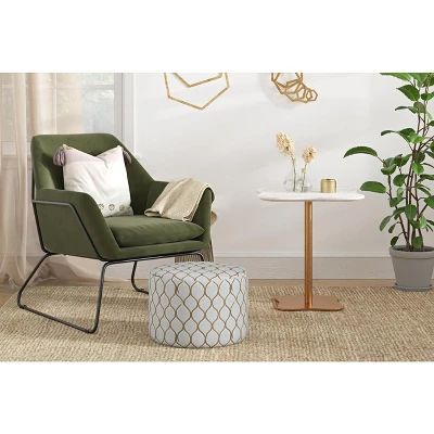 Inmod Bodhi Marble Side Table Gold/White 3 Inmod Bodhi Marble Side Table Gold/White