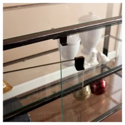 Southern Enterprises Terrarium Storage Cabinet Curio Black - Aiden Lane -Lush Living Store GUEST 96b3015f 6554 4f14 83ca 83572eecf3ae